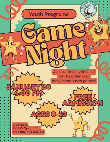 Youth Programs Game Night